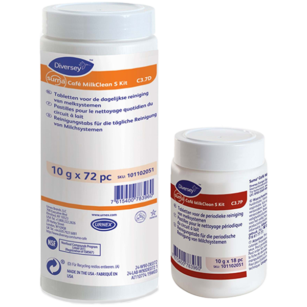 SUMA Café MilkClean Kit C3.7 Reinigingstabletten Verse Melksysteem