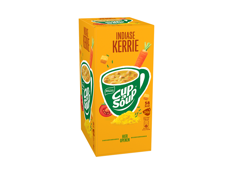 Cup-a-Soup Indiase Kerriesoep - 4 x 24 Zakjes PDP L - 4050636