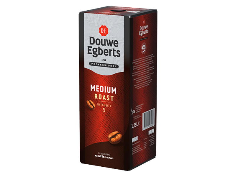 een pak d.e cafitesse koffie