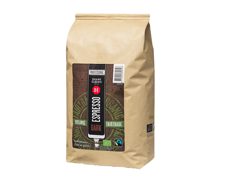 Douwe Egberts Koffiebonen Dark Roast Bio en Fairtrade