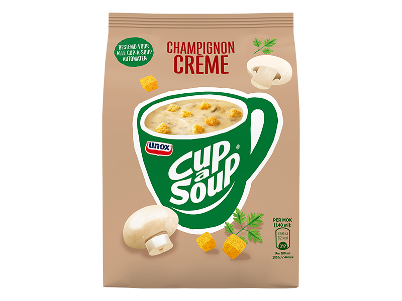 Cup-a-Soup Champignon vending verpakking SKU 4055425