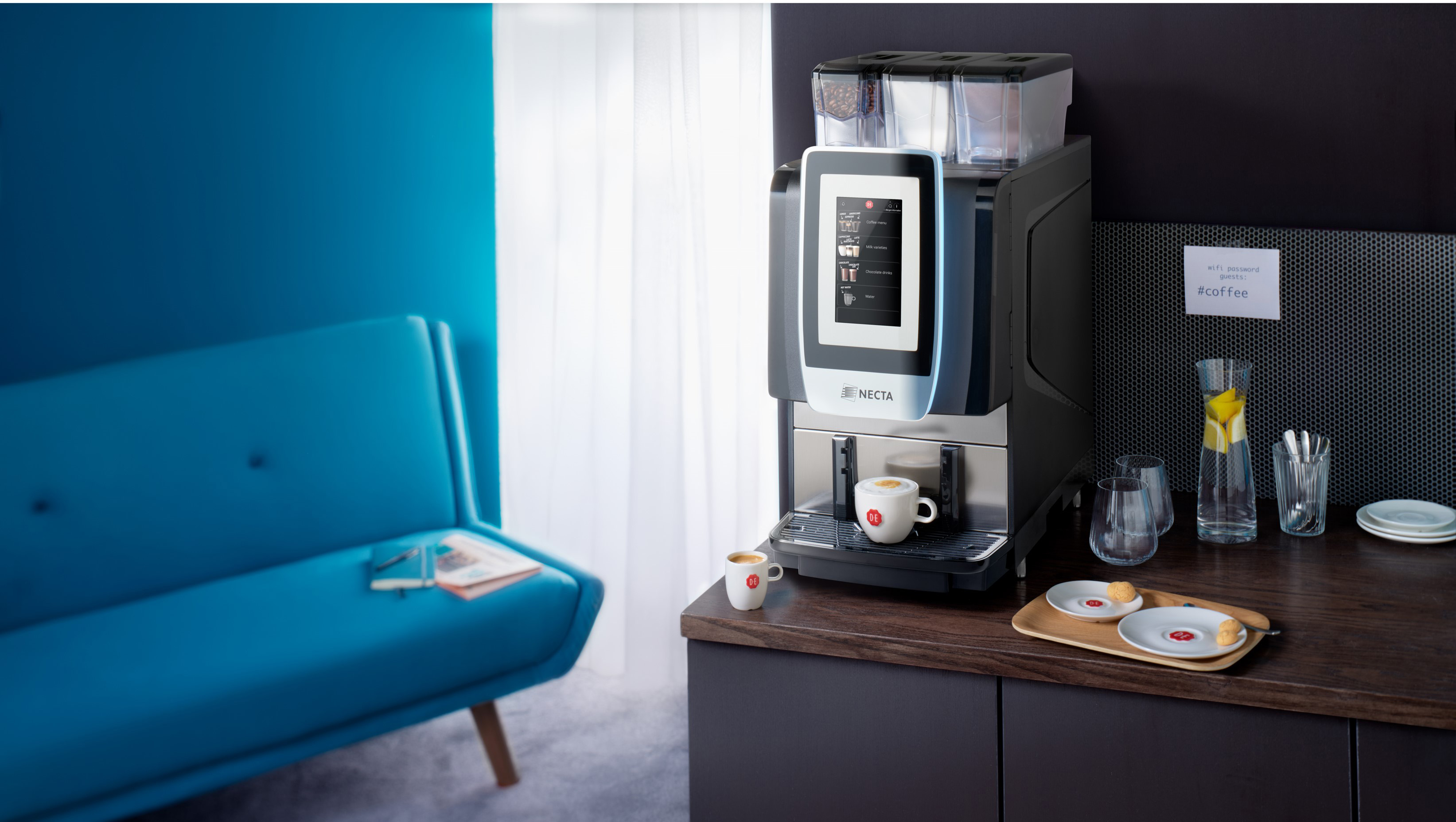 Hoe werkt de Kometa zakelijke koffiemachine?