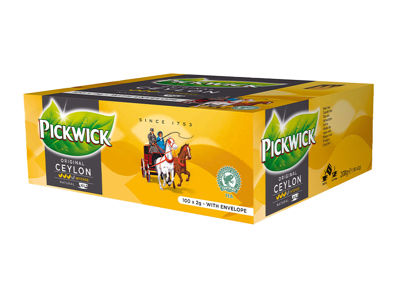 Pickwick Ceylon Tea Blend met envelop zijkant 4060067