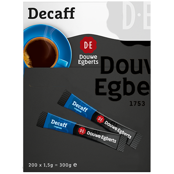 Douwe Egberts décaf instant sticks