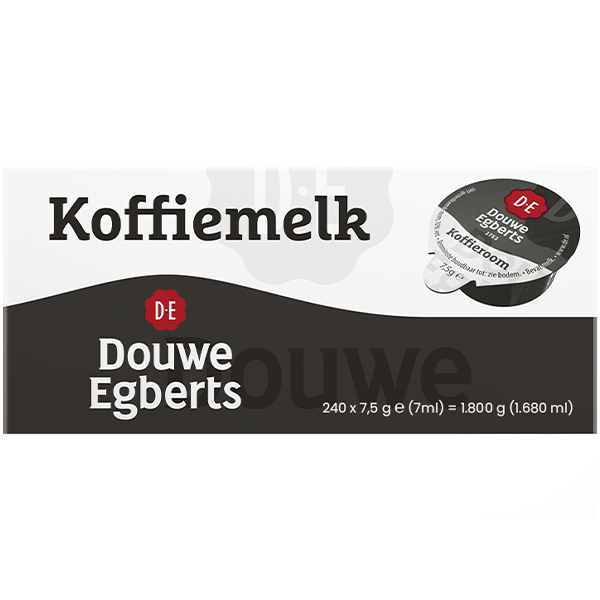 Douwe Egberts Koffiemelk UHT Cups Grootverpakking