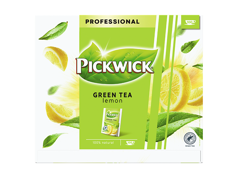 Pickwick Green Tea Lemon 100x PDP 3 - 4024357