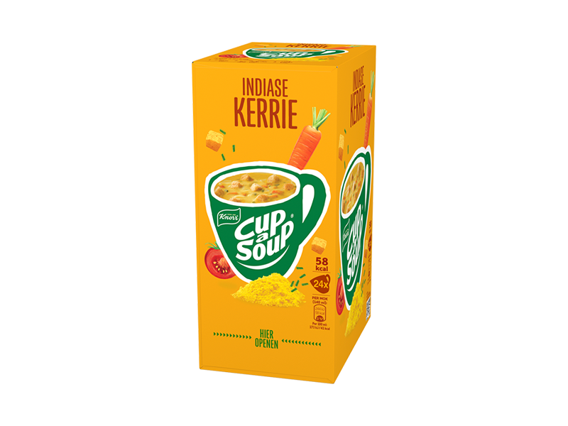 Cup-a-Soup Indiase Kerriesoep - 4 x 24 Zakjes PDP R - 4050636