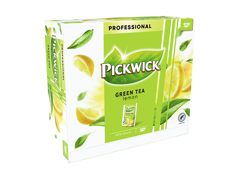 Pickwick Green Tea Lemon 100x PDP 2 - 4024357