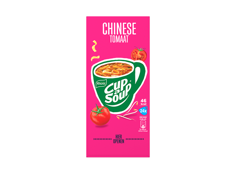 Cup-a-Soup Chinese tomatensoep 4x24st PDP - 4050635
