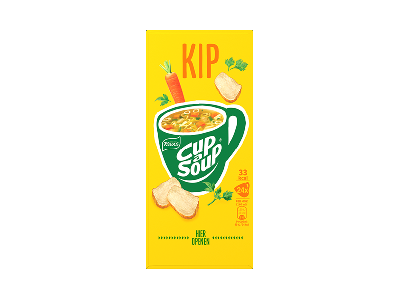 Cup-a-Soup Kippensoep - 4 x 24 Zakjes PDP - 4050634