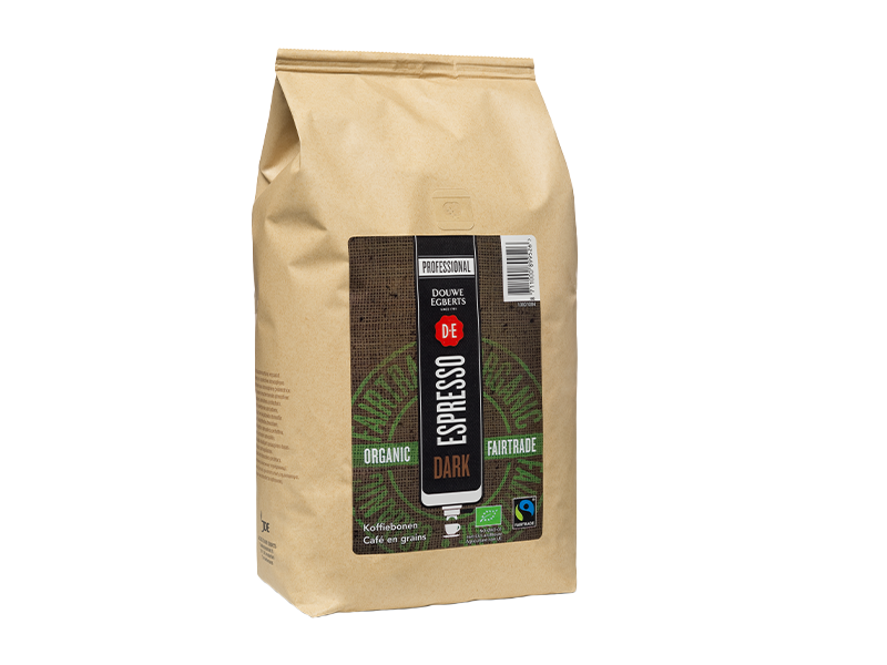 Douwe Egberts Koffiebonen Dark Roast Bio en Fairtrade