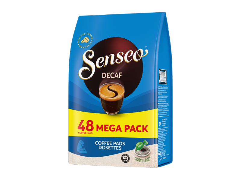 DOUWE EGBERTS SENSEO DÉCAF ROAST GROOTVERPAKKING r side - 4080397