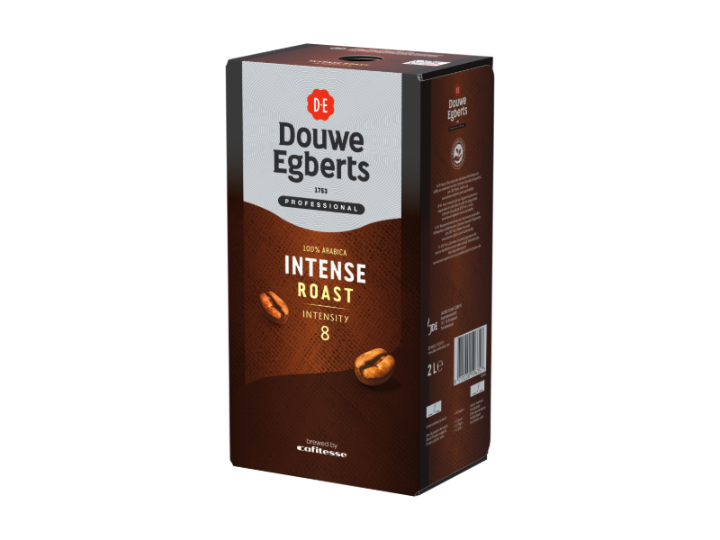 een pak douwe egberts intense roast cafitesse koffie