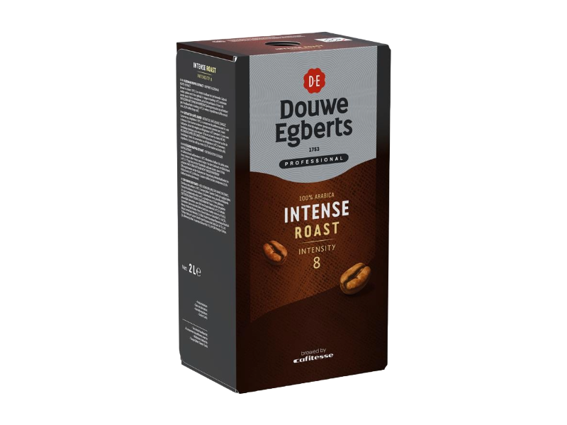 een pak douwe egberts intense roast cafitesse koffie