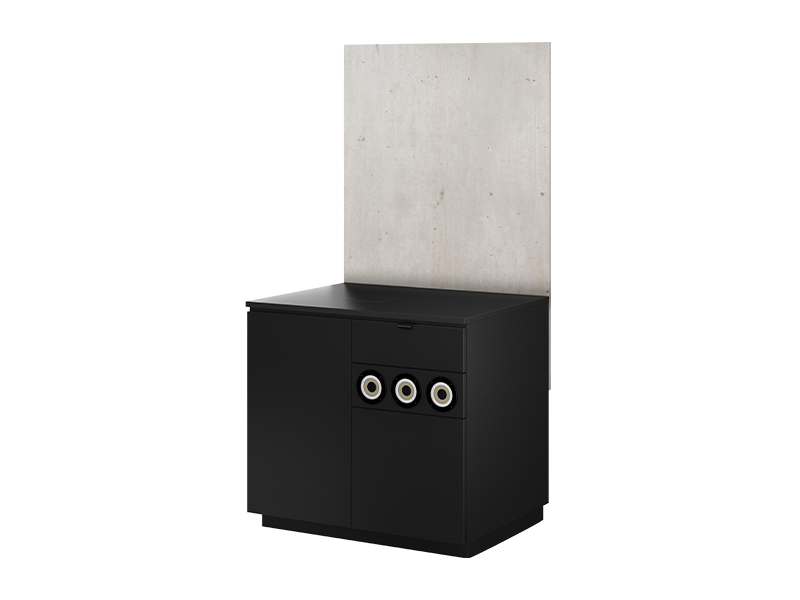Onderzetmeubel 90 cm zwart Rside - 81009952