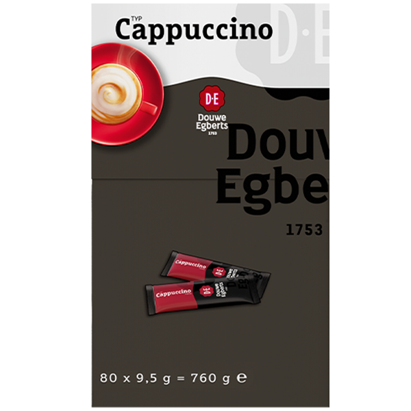 Douwe Egberts Cappuccino instant sticks