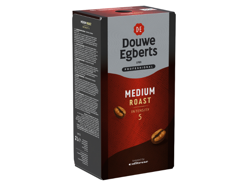 een pak cafitesse koffie van d.e